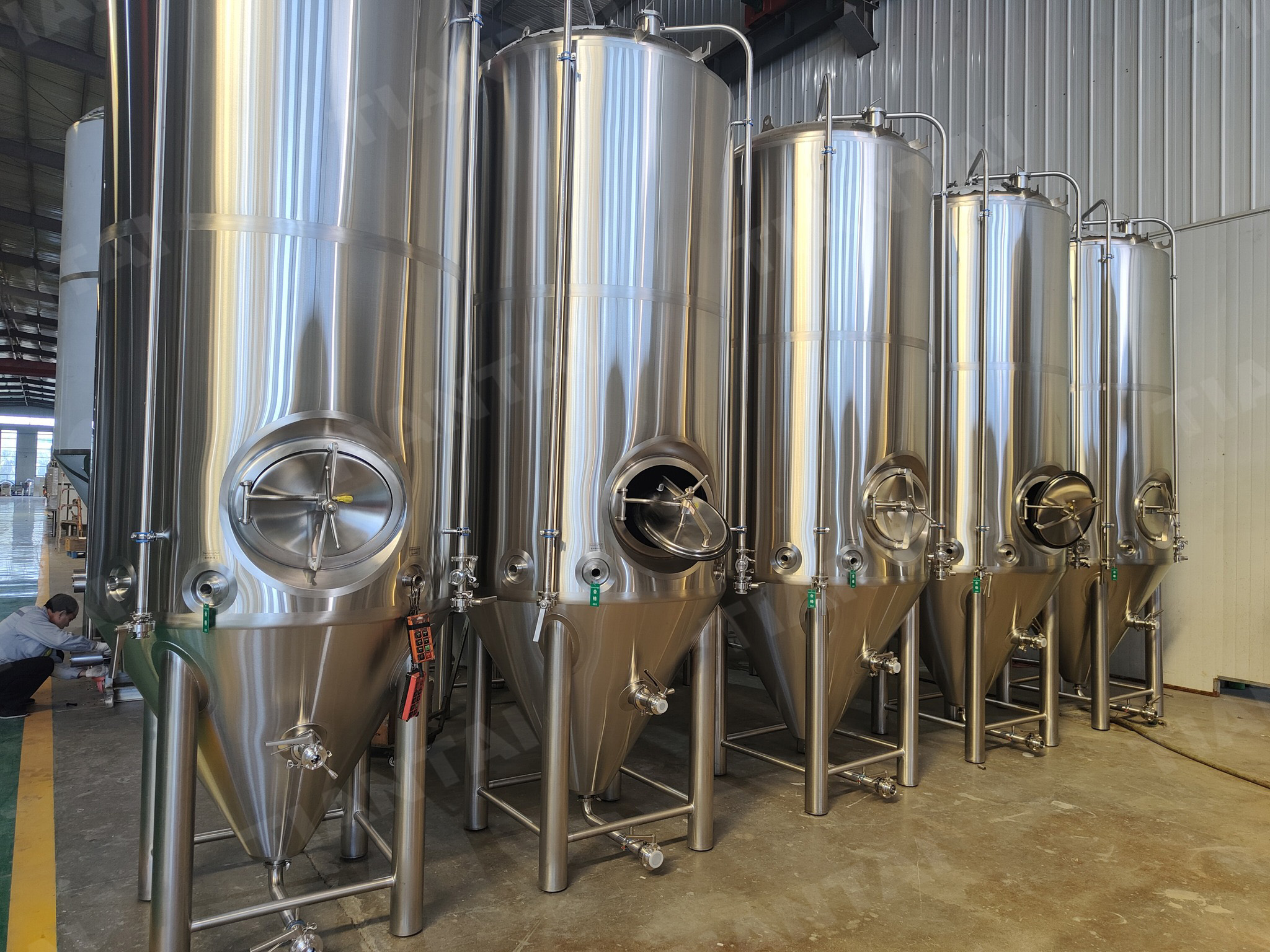 5000L Beer Fermenter Fermentation Tank For Beer Fermenting